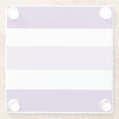 Two Tones Stripes Trivet Glazen Onderzetter (Achterkant)