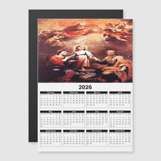 Two Trinities 2026 Calendar (Voorkant / Achterkant)