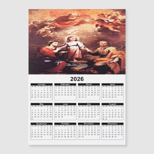 Two Trinities 2026 Calendar (Voorkant)
