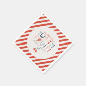 Two-tti Fruiti 2e verjaardagsfeest Schattige Servet (Hoek)