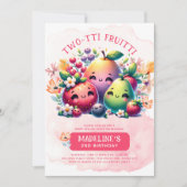 TWO-TTI FRUITTI Uitnodiging voor 2e verjaardagsfee (Voorkant)