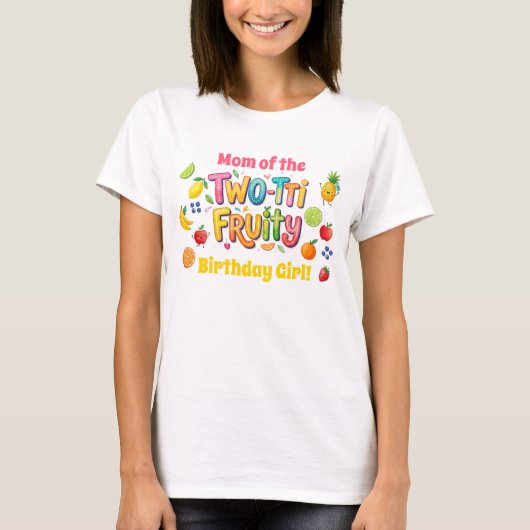 Two-tti Fruity 2nd Birthday Party T-shirt (Voorkant)