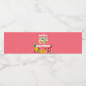 Two-tti Fruity 2nd Birthday Party Waterfles Etiket (Enkel label)