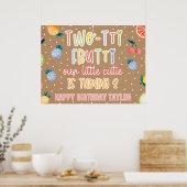 Two-tti Frutti- 2e verjaardag fruit thema Poster (Keuken)
