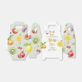 Two-tti frutti 2e verjaardagsfeestje dank je bedankdoosjes (Uitgevouwen)