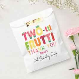 Two-tti Frutti Cutie Fruit 2e Verjaardag Bedankt Bedankzakje