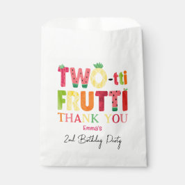 Two-tti Frutti Cutie Fruit 2e Verjaardag Bedankt Bedankzakje