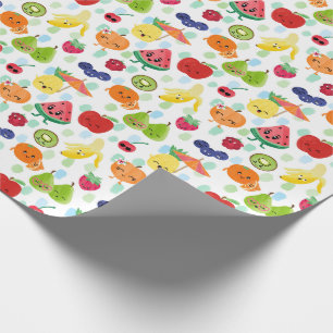 Two-tti Frutti Cutie Fruit 2e verjaardagsfeestje Cadeaupapier