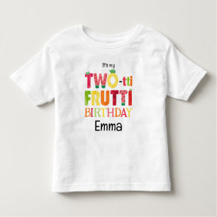 Two-tti Frutti Cutie Fruit 2e verjaardagsfeestje Kinder Shirts