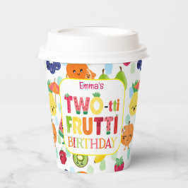 Two-tti Frutti Cutie Fruit 2e verjaardagsfeestje Papieren Bekers