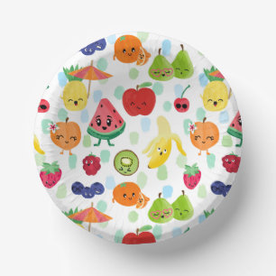 Two-tti Frutti Cutie Fruit Verjaardagsfeestje Papieren Kommen