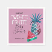Two-tti Frutti Fruit Meisje Baby Borrel Servet (Voorkant)
