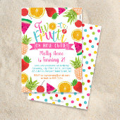 TWO-tti Frutti Hoe Cutie 2e Verjaardag Kaart