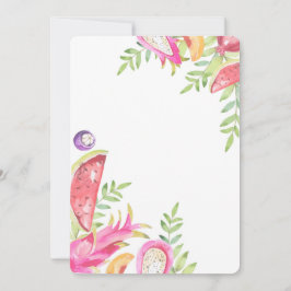 TWO-TTI FRUTTI Verjaardags- Meisjes 2e verjaardags Kaart