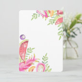 TWO-TTI FRUTTI Verjaardagskaart voor meisjes - 2e  Kaart (Staand voorkant)