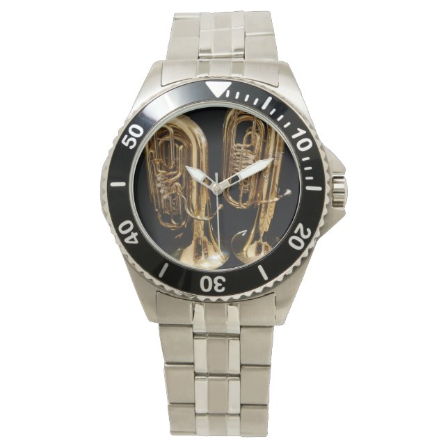 Two Tubas Watch Horloge (Voorkant)