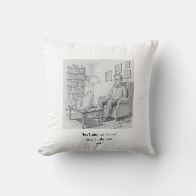 Two Tunnels Cat Pillow  Kussen (Voorkant)