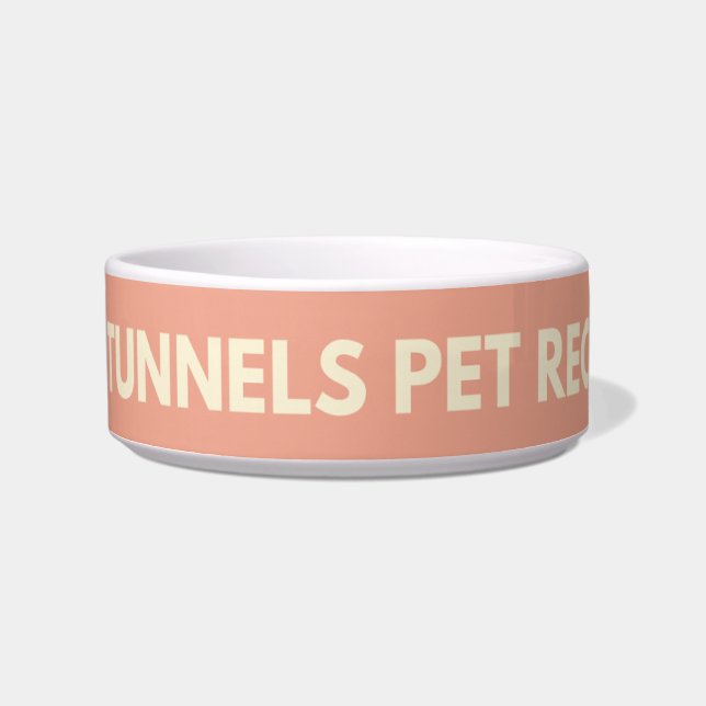 Two Tunnels Dog Bowl  Voerbakje (Voorkant)