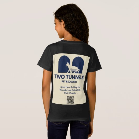 Two Tunnels Kids T-Shirt (Achterkant volledig)