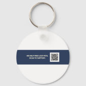 Two Tunnels Tote Sleutelhanger (Achterkant)