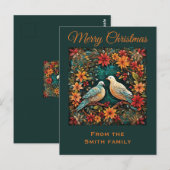 Two Turtle Doves Briefkaart (Voorkant / Achterkant)