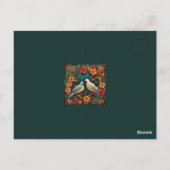 Two Turtle Doves Briefkaart (Achterkant)