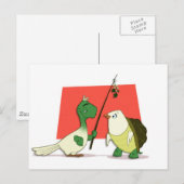 "Two Turtle Doves" Briefkaart (Voorkant / Achterkant)