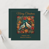 Two Turtle Doves Kaart (Voorkant / Achterkant in situ)