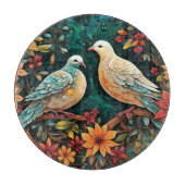 Two Turtle Doves Snijplank (Voorkant)