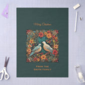 Two Turtle Doves Tissuepapier (Craft)