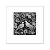 Two Turtle Doves Zelfinktende Stempel (Design)