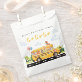 Two Two Two School Bus Treat Bag Bedankzakje
