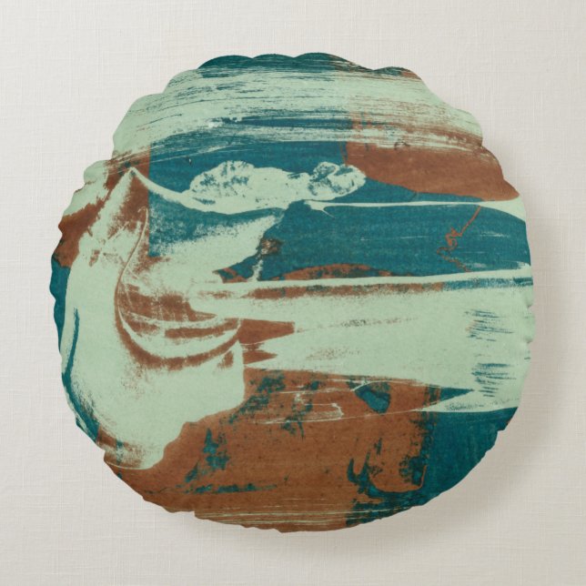 Two Up North Rond Kussen (Voorkant)