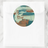 Two Up North Ronde Sticker (Tas)