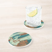 Two Up North Zandsteen Onderzetter (Zijkant)