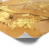  two white doves perched on a branch poster (Hoek)