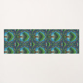 Two white panels display a vertical and horizontal yogamat (Achterkant (horizontaal))