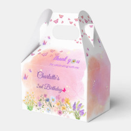 "Two Wild" 2e Verjaardag Favoriete Boxen Bedankdoosjes