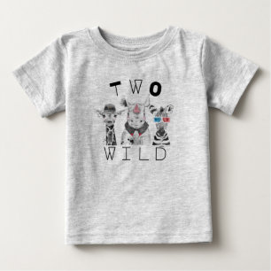 Two Wild   2e verjaardag T-shirt