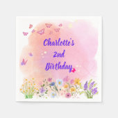 Two Wild & Full of Wonder: het tweede verjaardagsf Servet (Voorkant)