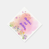 Two Wild & Full of Wonder: het tweede verjaardagsf Servet (Hoek)