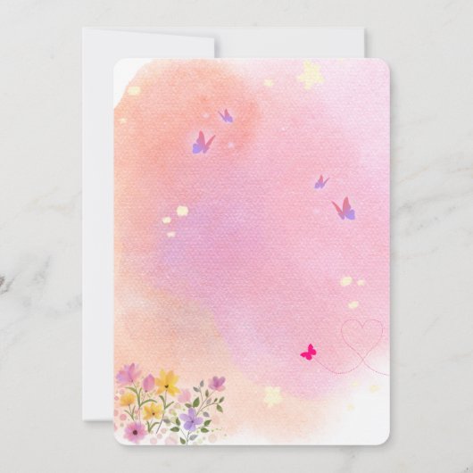 Two Wild & Full of Wonder - Tweede verjaardag Kaart (Achterkant)