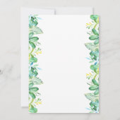 Two Wild Girl Uitnodiging voor 2e verjaardagsfeest (Achterkant)