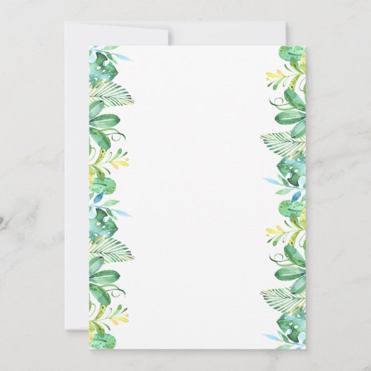 Two Wild Girl Uitnodiging voor 2e verjaardagsfeest (Achterkant)