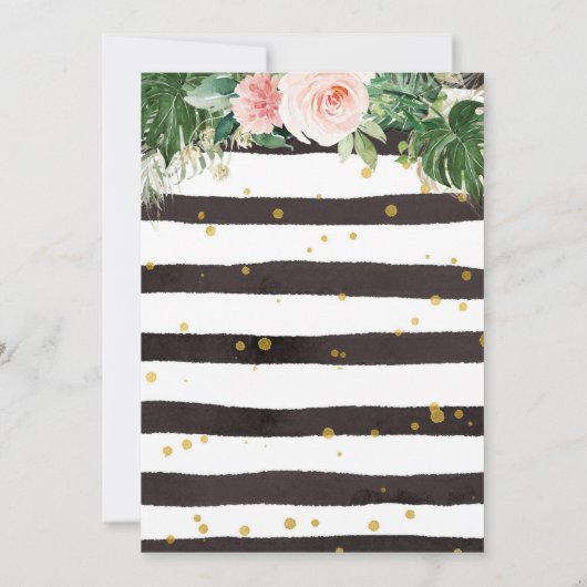 Two Wild Party Animals 2nd Birthday Invitation Kaart (Achterkant)