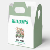 Two Wild Safari Animal 2nd Birthday Party Bedankdoosjes (Geopend)