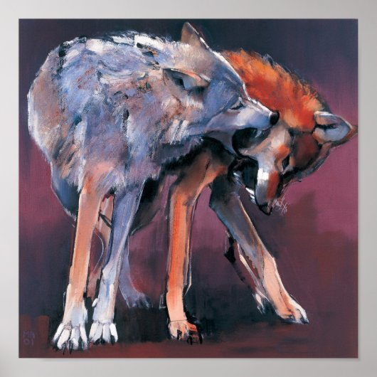 Two Wolves 2001 Poster (Voorkant)