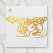 Two wolves Autumn Bedankjes Labels (Voorkant)