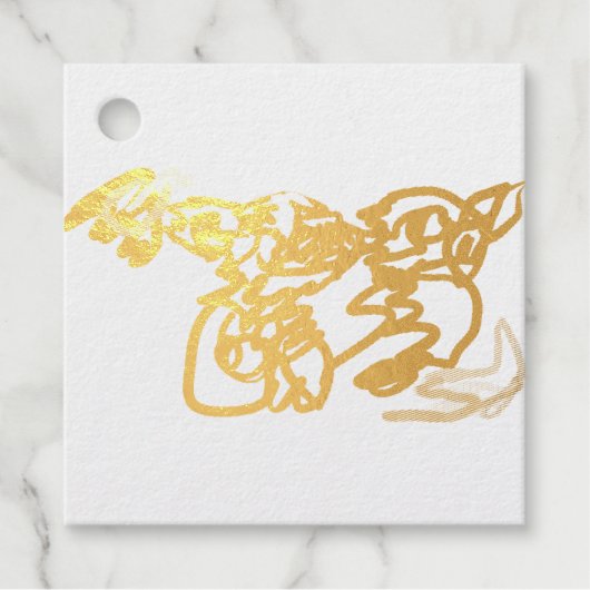 Two wolves Autumn Bedankjes Labels (Voorkant)