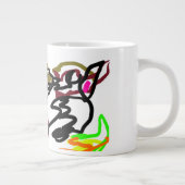 Two wolves Autumn Grote Koffiekop (Rechts)